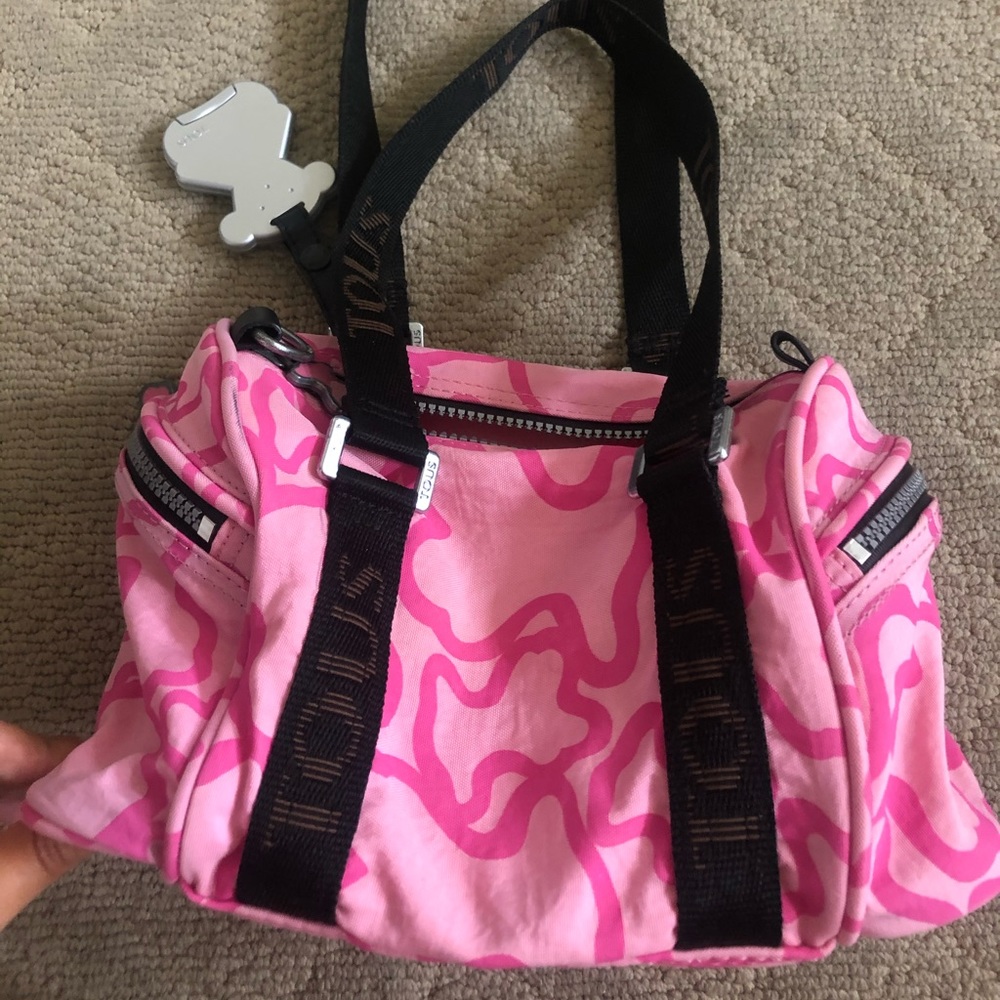 TOUS Pink Logo Purse